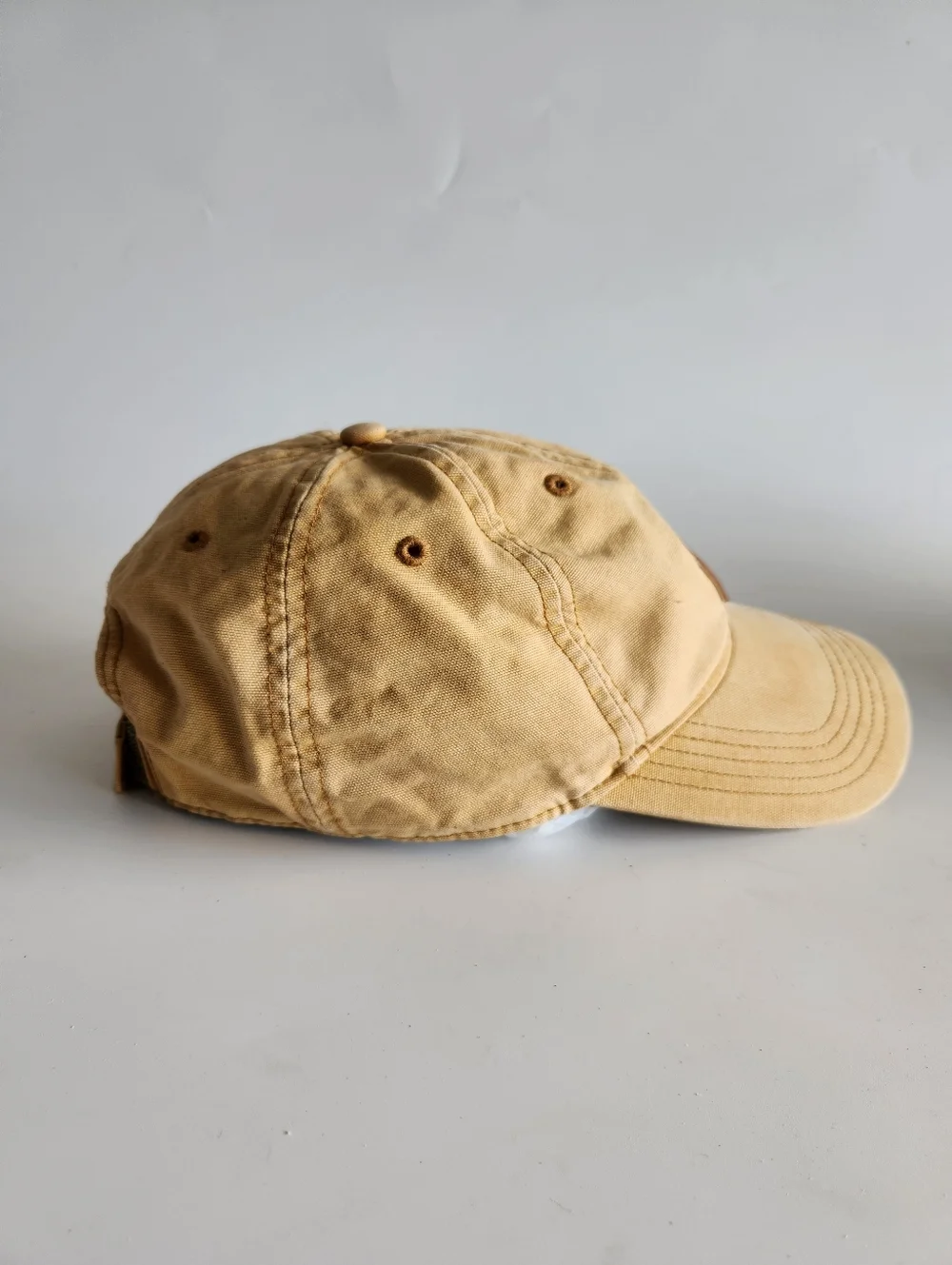 (2) Carhartt Patch Logo Adjustable Baseball Hats Caps Lot Workwear Outdoor